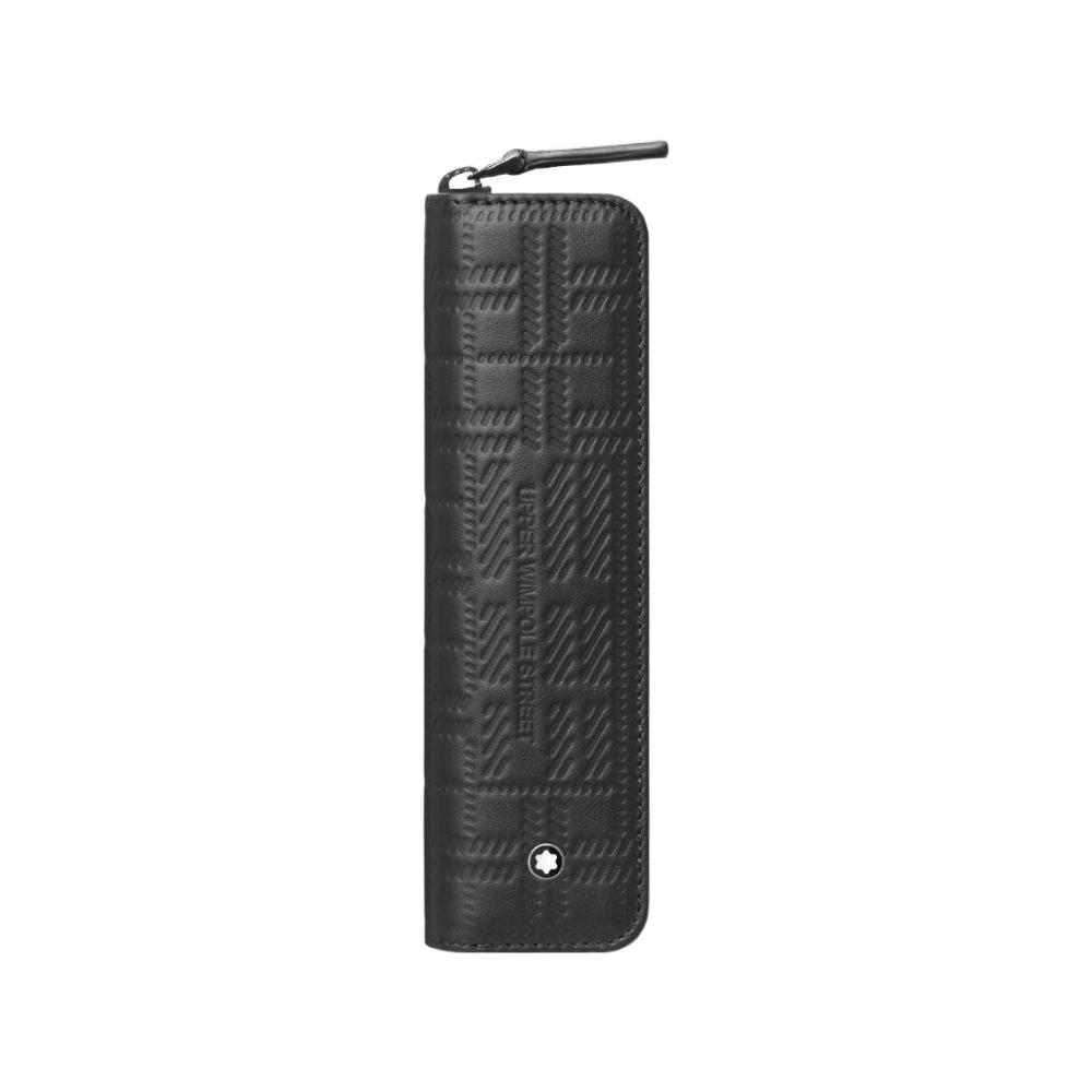 MONTBLANC 万宝龙 致敬亚瑟·柯南·道尔爵士1支装笔袋 黑色