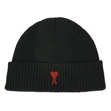 AMI AMI #BLACK/RED / RED ADC BEANIE_通用_FREE_免税价格_亿点免税