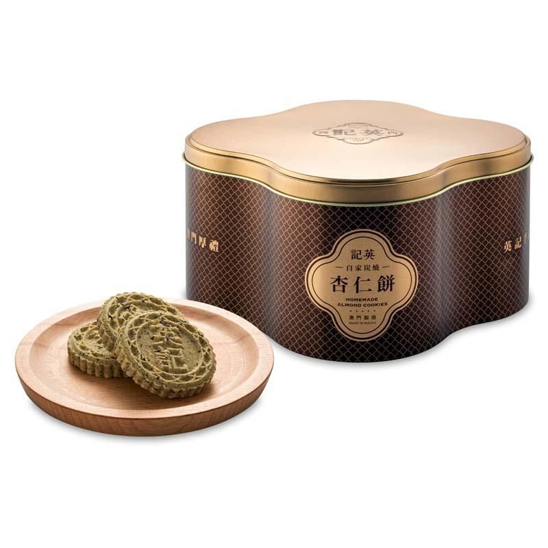 (特卖商品)Yeng Kee英记罐装黑芝麻杏仁饼500g