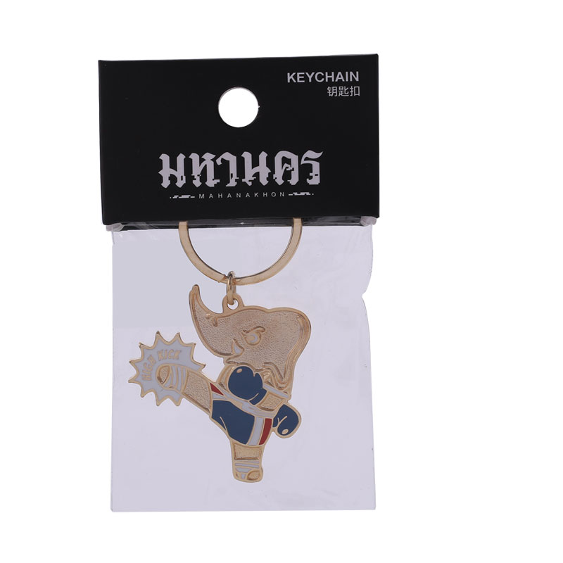 KINGPOWER泰拳小象飞踢钥匙扣 30g