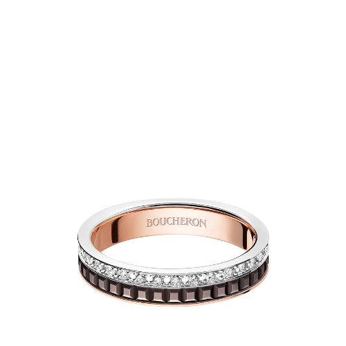 Boucheron宝诗龙 Quatre Classique系列戒指 镶33颗圆形钻石_免税价格_亿点免税