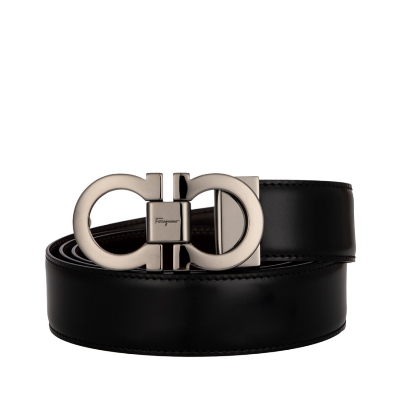 Salvatore Ferragamo 菲拉格慕男士双面调式GANCINI皮带