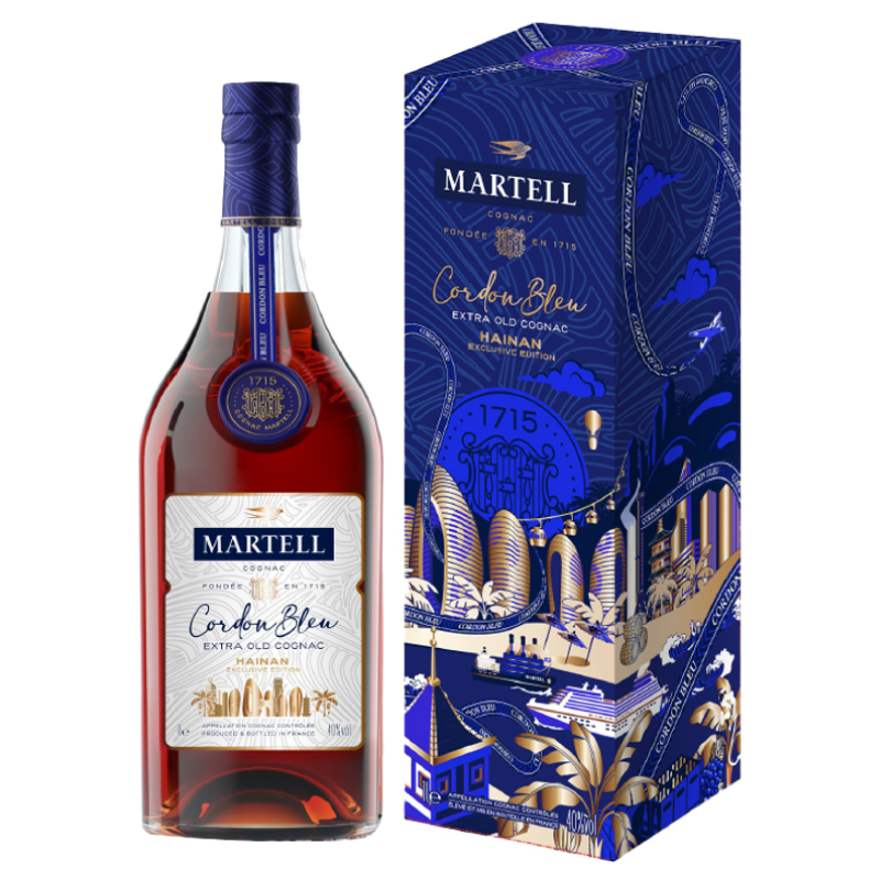 马爹利蓝带公升装海南版 1000ml 40度 1000ml，40度