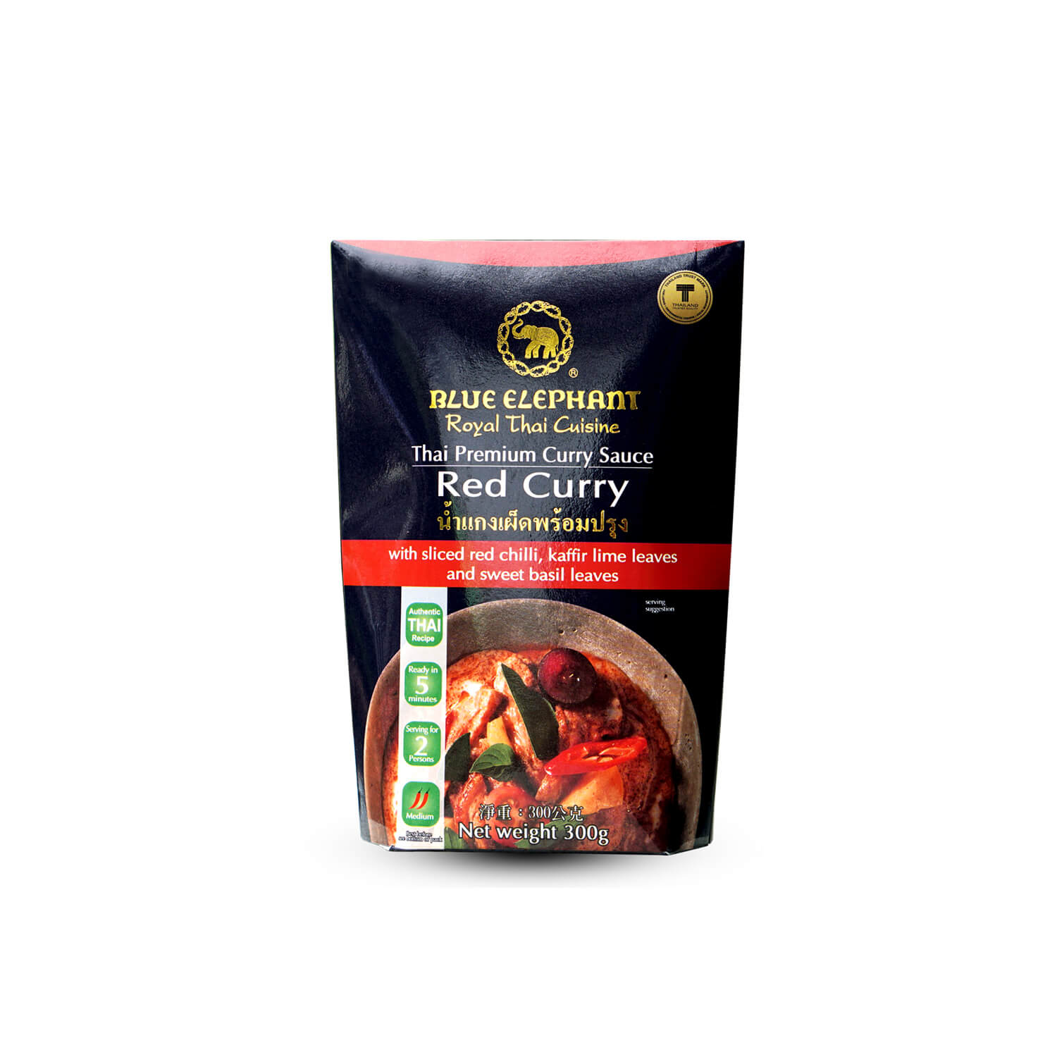 BLUE ELEPHANT Thai Premium Curry Sauce Red Curry 300g_免税价格_亿点免税