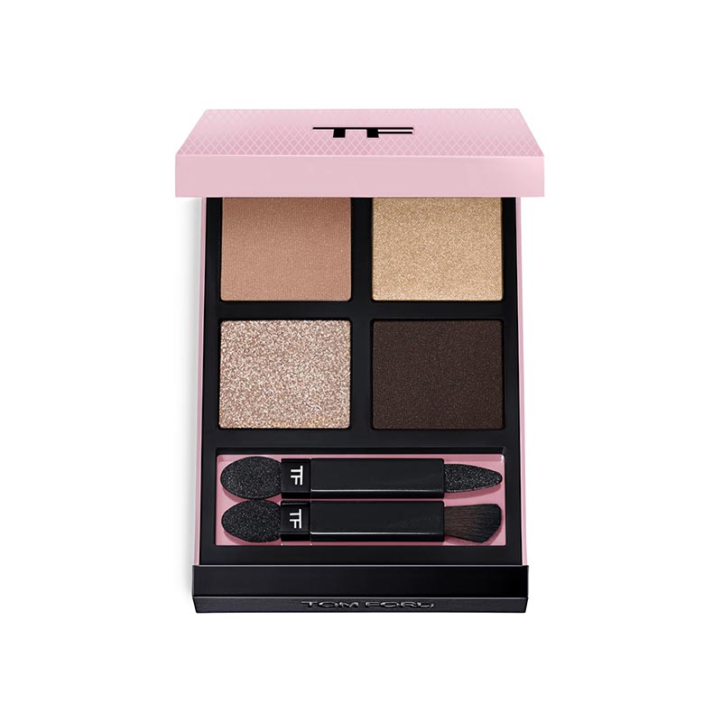 Tom Ford 汤姆福特幻魅四色眼影盘 35 裸杏爆闪棕 杏茶色ROSE TOPAZ（限量版） 9g