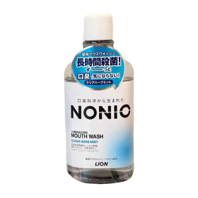 日本原装进口狮王NONIO口气清新漱口水600ml   清凉薄荷600ml*2_免税价格_亿点免税