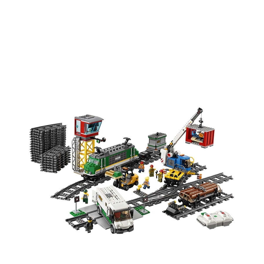 LEGO 乐高货运火车拼插玩具