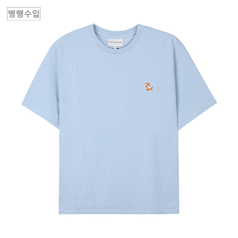 MAISON KITSUNE CHILLAX FOX PATCH REGULAR TEE SHIRT_MEN_M