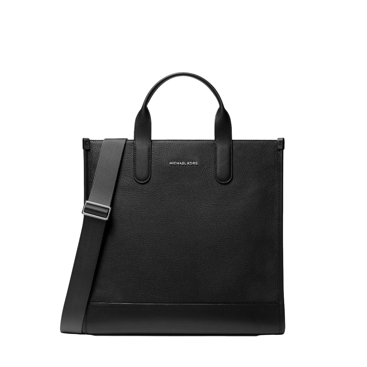 Michael Kors Hudson 皮质托特包 男士手提包33R4LHDT1L001NS 颜色： 黑色