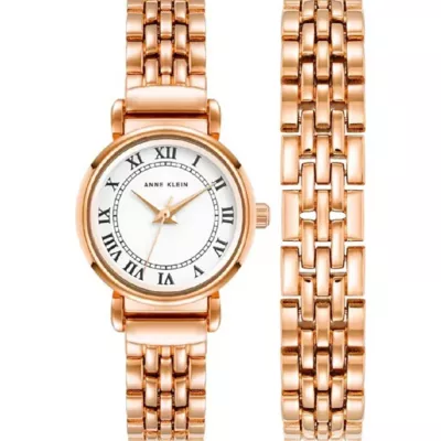 Anne Klein 安娜克莱恩 金属表带腕表 金色 24mm x 35mm