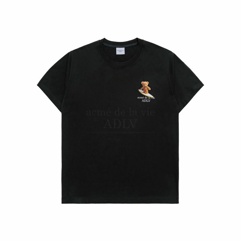 ACME DE LA VIE ADLV SURF BEAR 短袖T恤 (DUTY-FREE SHOP EXCLUSIVE) BLACK 1