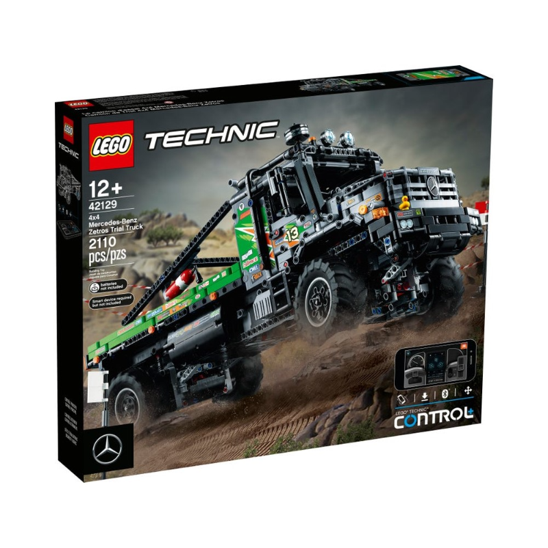 LEGO 乐高4x4 梅赛德斯-奔驰 Zetros 越野卡车42129（新旧包装随机发货） PCS