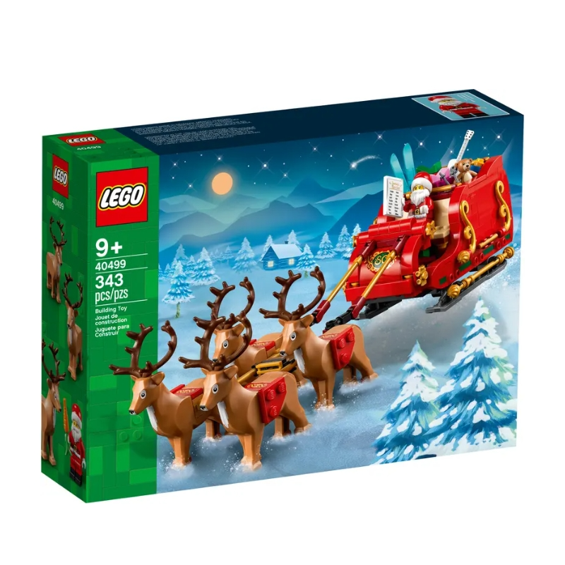 LEGO乐高圣诞老人的雪橇拼插玩具40499 pcs
