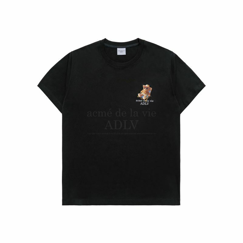 ADLV BEACH BEAR 短袖T恤 (DUTY-FREE SHOP EXCLUSIVE) BLACK 2