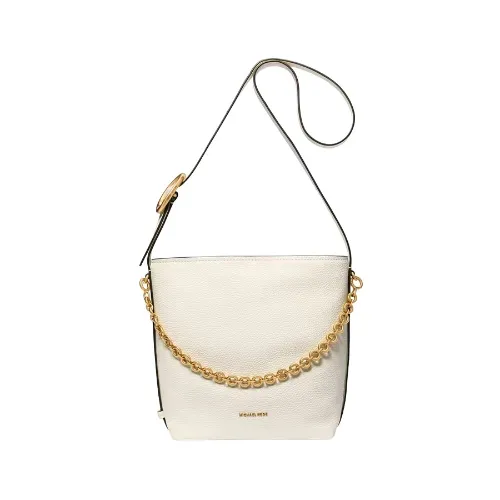 Michael Kors 迈克高仕女士水桶包30T6AUEM5L-165 人造革/牛皮革(装饰除外) 米白色