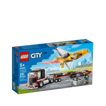 LEGO乐高空中特技喷气飞机运输车