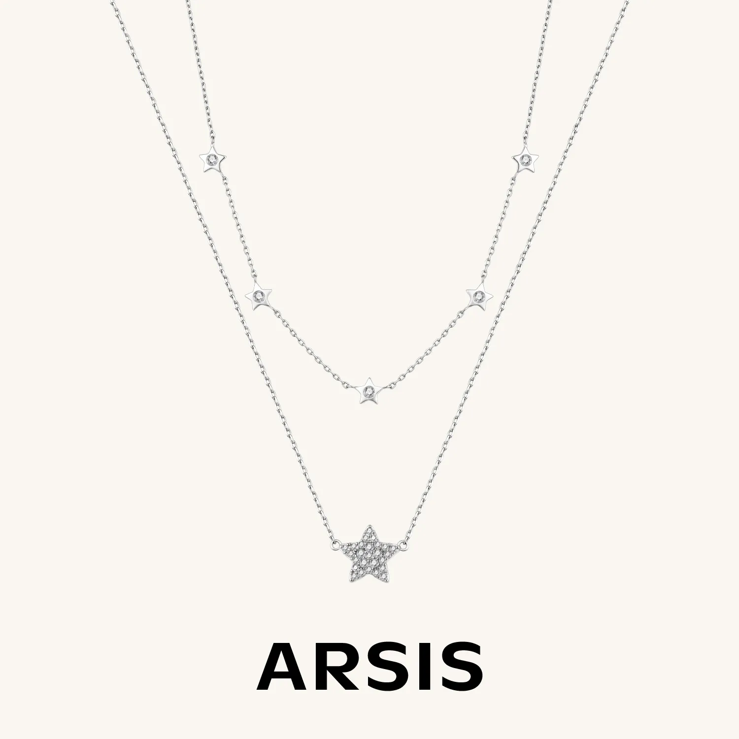 ARSIS 星空项链 银色