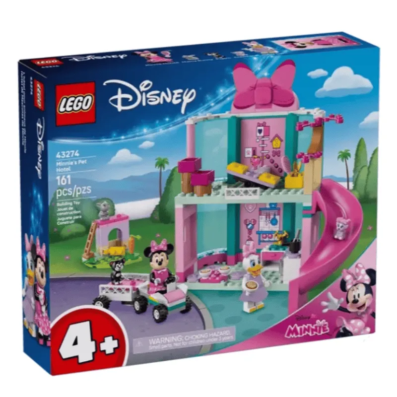 LEGO 乐高 迪士尼米奇和他的朋友们系列米妮的宠物酒店-43274