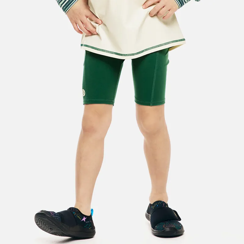 BARREL KIDS ESSENTIAL HALF WATER LEGGINGS GREEN