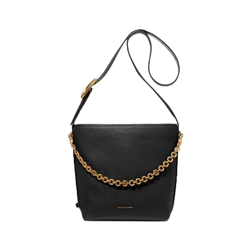 Michael Kors 迈克高仕女士水桶包30T6AUEM5L-001 人造革/牛皮革(装饰除外) 黑色