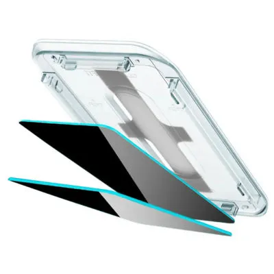 [2 Pack] Spigen Samsung S25 Privacy Screen Protector Glas.tR EZ Fit