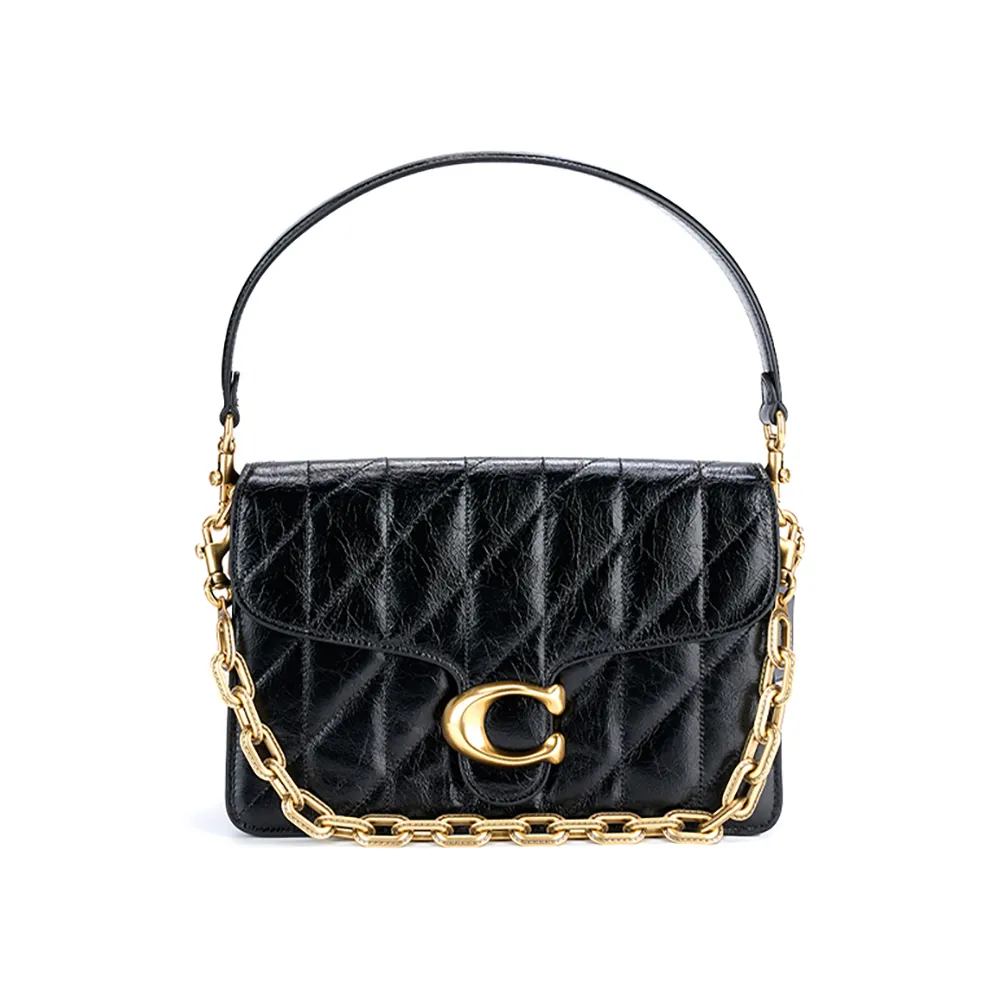 COACH 蔻驰 CHAIN TABBY手提包 黑色