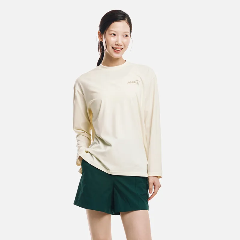 BARREL WOMEN LOOSE FIT ARTWORK RASHGUARD IVORY