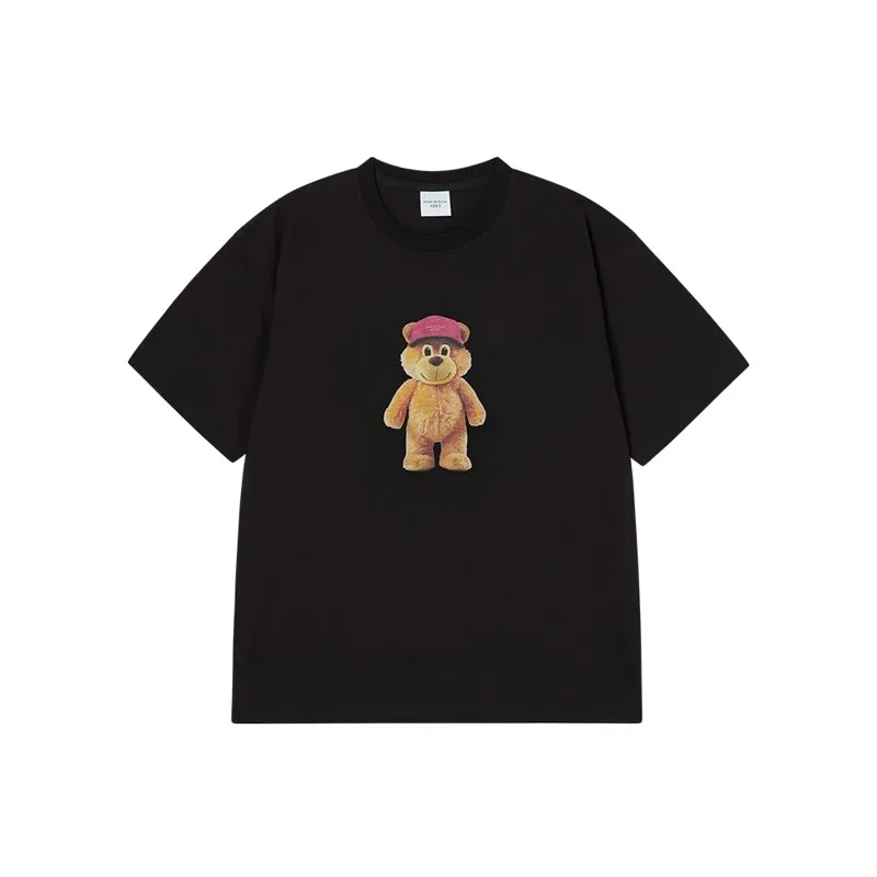 ACME DE LA VIE 3D STAND AC BEAR SHORT SLEEVE T-SHIRT BLACK0
