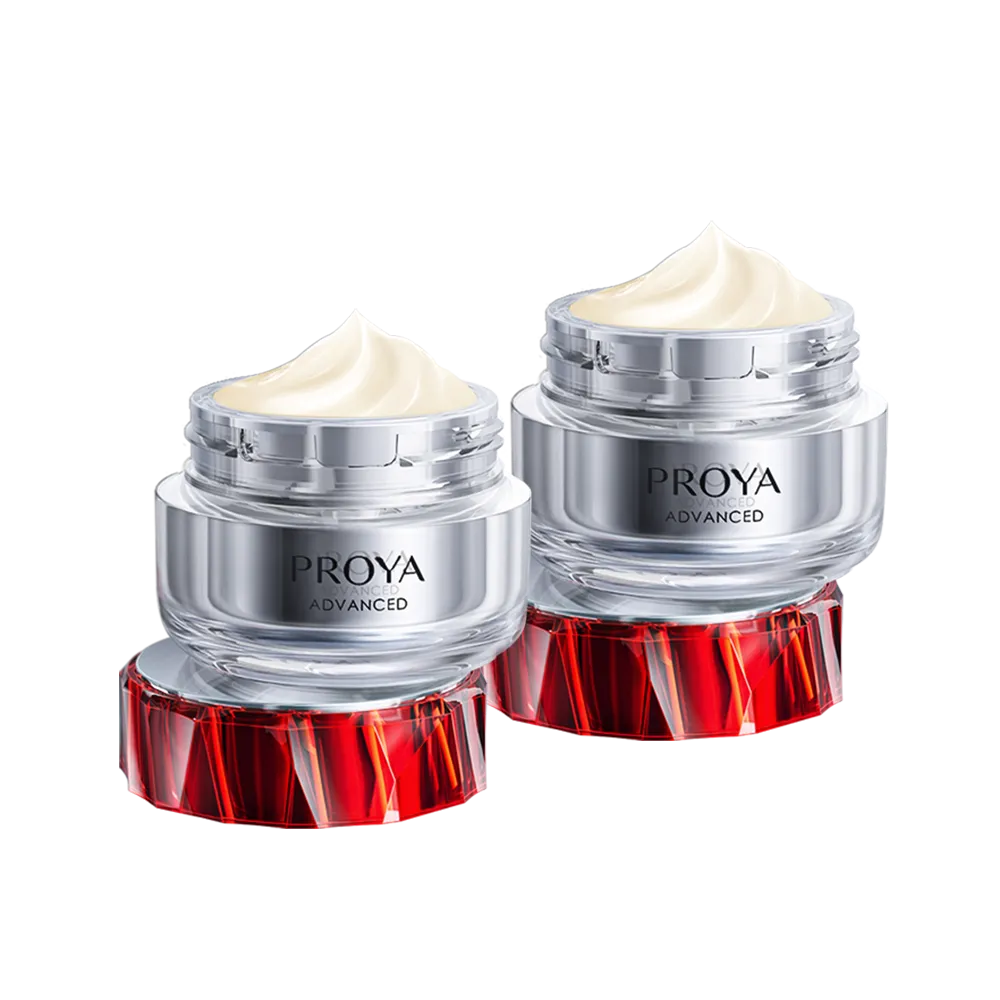 PROYA 珀莱雅 【达播专享】红宝石轻润霜3.0两件装-赋能鲜颜淡纹紧致轻润霜 50g*2