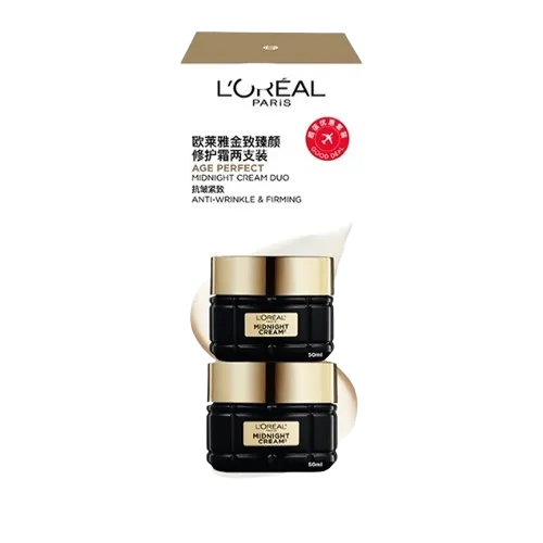 L’Oréal 欧莱雅金致臻颜修护霜两支装 2*50ml