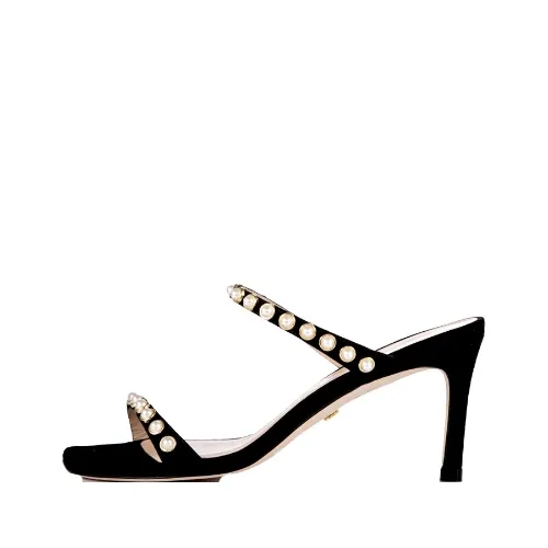 Stuart Weitzman/SW女士凉鞋ALE7P-BLA-SUE-35W 黑色