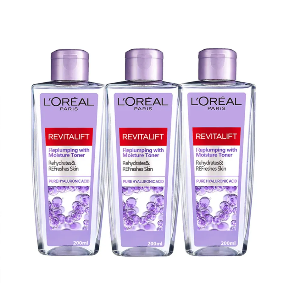 L’ORÉAL 欧莱雅 复颜水光充盈柔肤水 3*200ml