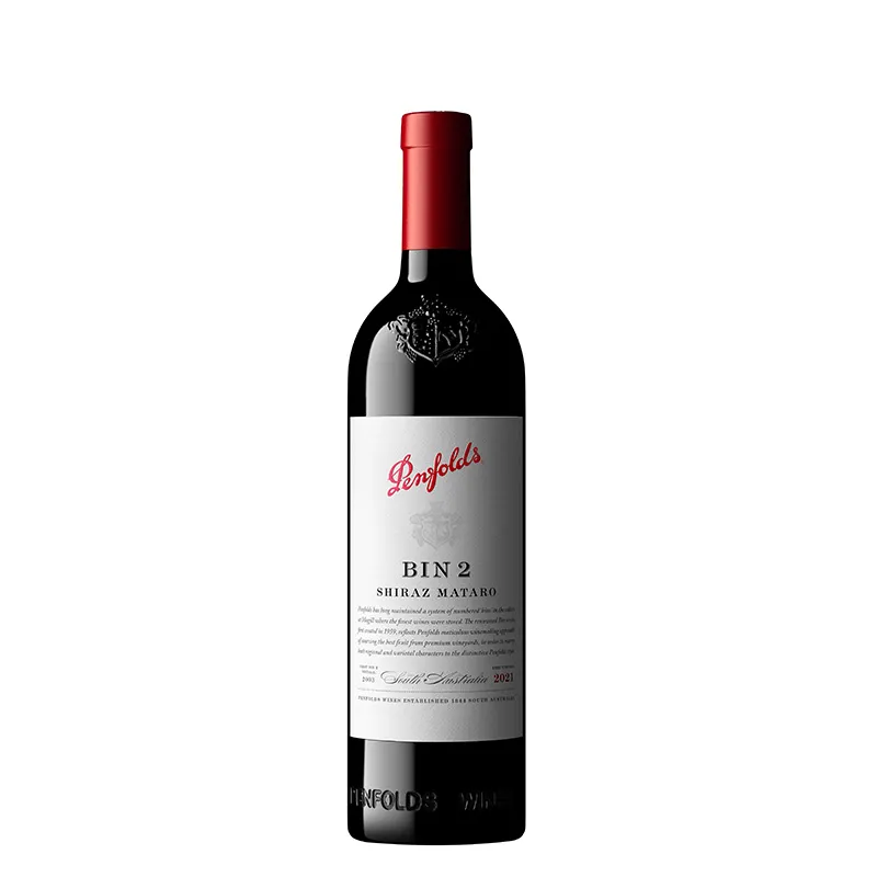 奔富（Penfolds）Bin 2设拉子玛塔罗红葡萄酒 750ml 澳洲原瓶进口 瓶:750ml