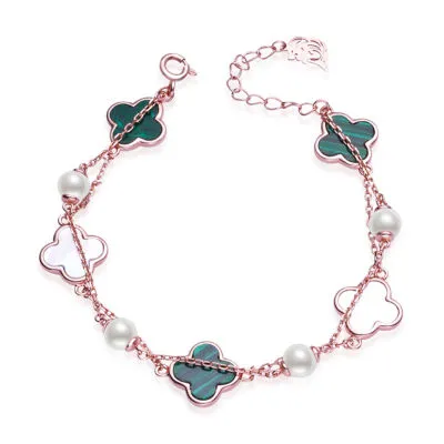 Elegant Freshwater Pearl Bracelet WB00266 | MOTHER OF PEARL