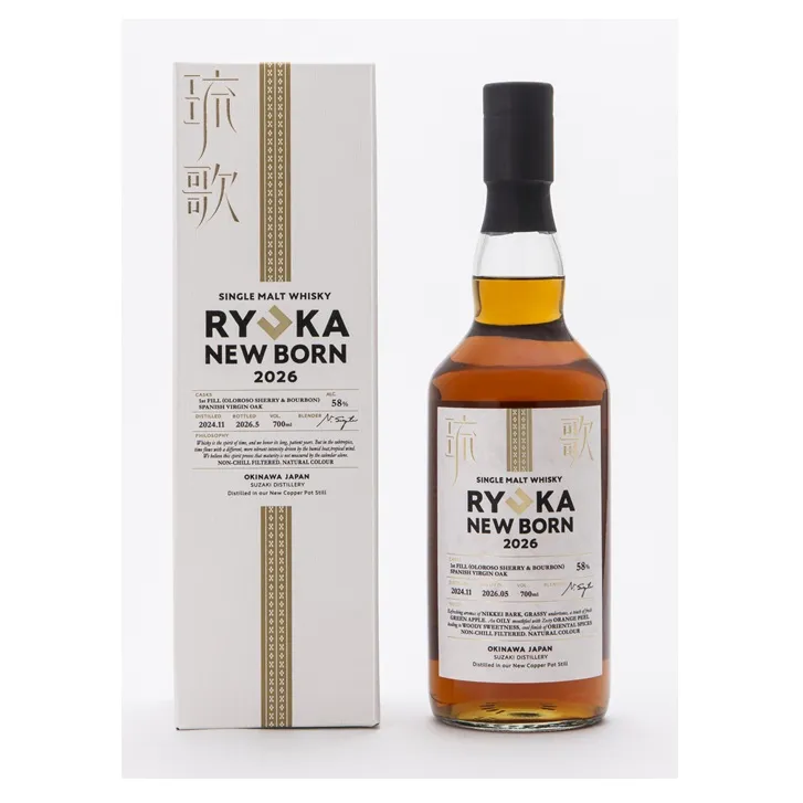 单一麦芽威士忌 RYUKA NEW BORN 2026 酒精度 58% 700ml