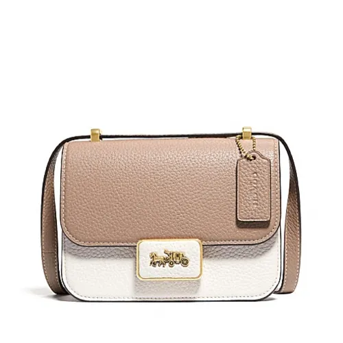 COACH 拼色ALIE 18号单肩包