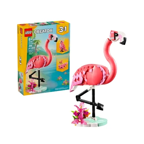 LEGO 乐高 Creator 3 合 1 野生动物：粉红火烈鸟-31170