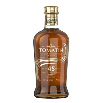 TOMATIN 45YO SINGLE MALT SCOTCH WHISKEY 41.5% 700ML