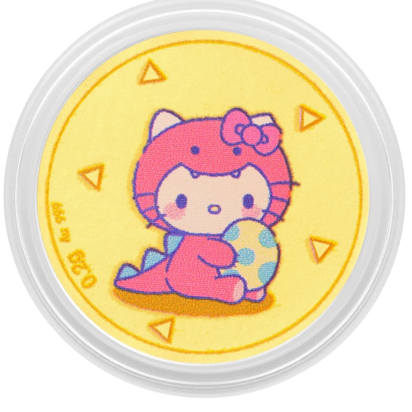 999 Gold Sanrio Characters Dino-Mite Hello Kitty Gold Coin