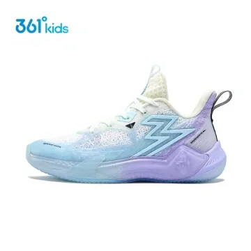 361儿童篮球鞋丁威迪DVD青少年运动鞋 40 361度白/水清蓝色/柔紫色