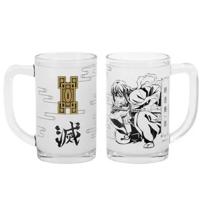 Carved Glass Water Cup-Demon Slayer: Kimetsu No Yaiba