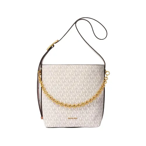Michael Kors 迈克高仕女士手提包30T6AUEM5B-149 人造革 香草白/橡果棕