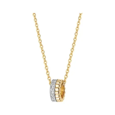 Boucheron宝诗龙 QUATRE黄金镶钻项链JPN00649