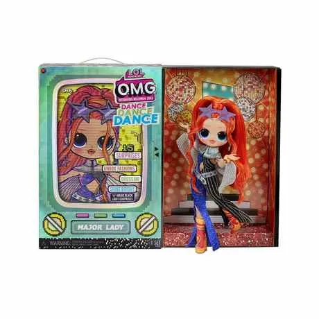 MGA L.O.L.惊喜拆拆球OMg潮流时尚舞蹈娃娃- Major Lady