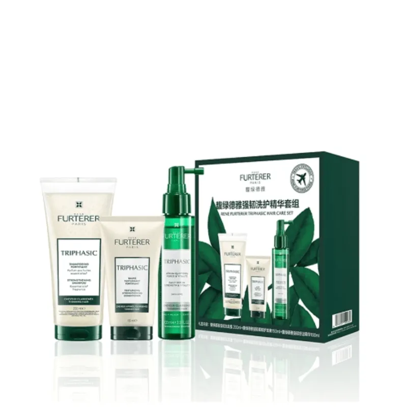 RENE FURTERER 馥绿德雅强韧洗护精华套组450ml (强韧洗发露200ml + 强韧柔顺护发素150ml + 强韧舒活精华100ml)