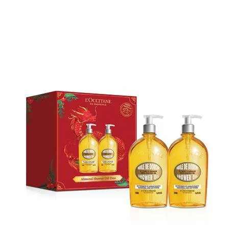 欧舒丹甜扁桃味沐浴油两件装（新春限定版） 500ml*2