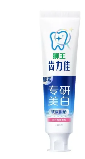 LION 狮王 齿力佳抗糖酵素美白护龈牙膏玻尿酸西柚柠檬 120g