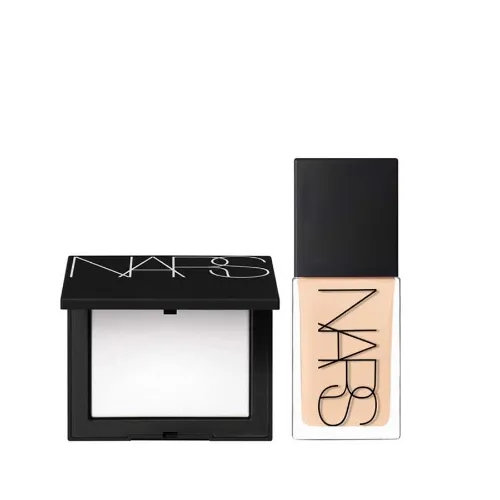 【NARS组合】NARS流光美肌轻透蜜粉饼透明色+NARS 流光美肌粉底液 L2 30ml