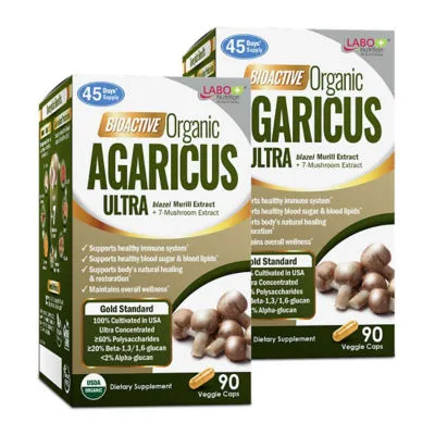 [Bundle of 2] LABO Nutrition Biaoctive Organic Agaricus Ultra 90s