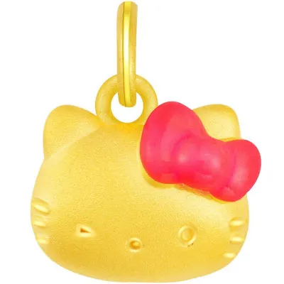 Sanrio Hello Kitty 999 Gold Pendant